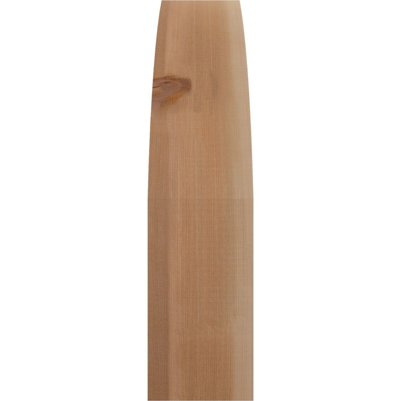 5 1/2"W x 12"D x 24"H Thorton Smooth Knee Brace, Western Red Cedar, 5 1/2"W Western Red Cedar (Smooth), 12-in. D x 24-in. H