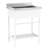 28.3 In. Freestanding Single Basin Stainless Steel Utility Sink With Shelves