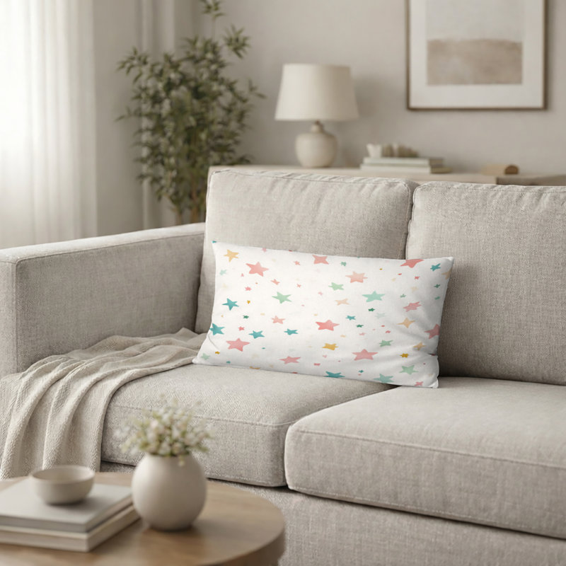 Coussin Starburst, H 12 po x l 20 po