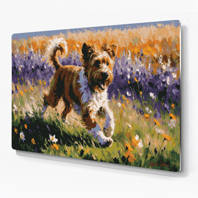 Dogs Berger Picard Brown Metal Wall Art