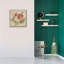 «Bourgogne rose sur toile de lin antique» par Cheri Blum, art mural sur toile-24737500