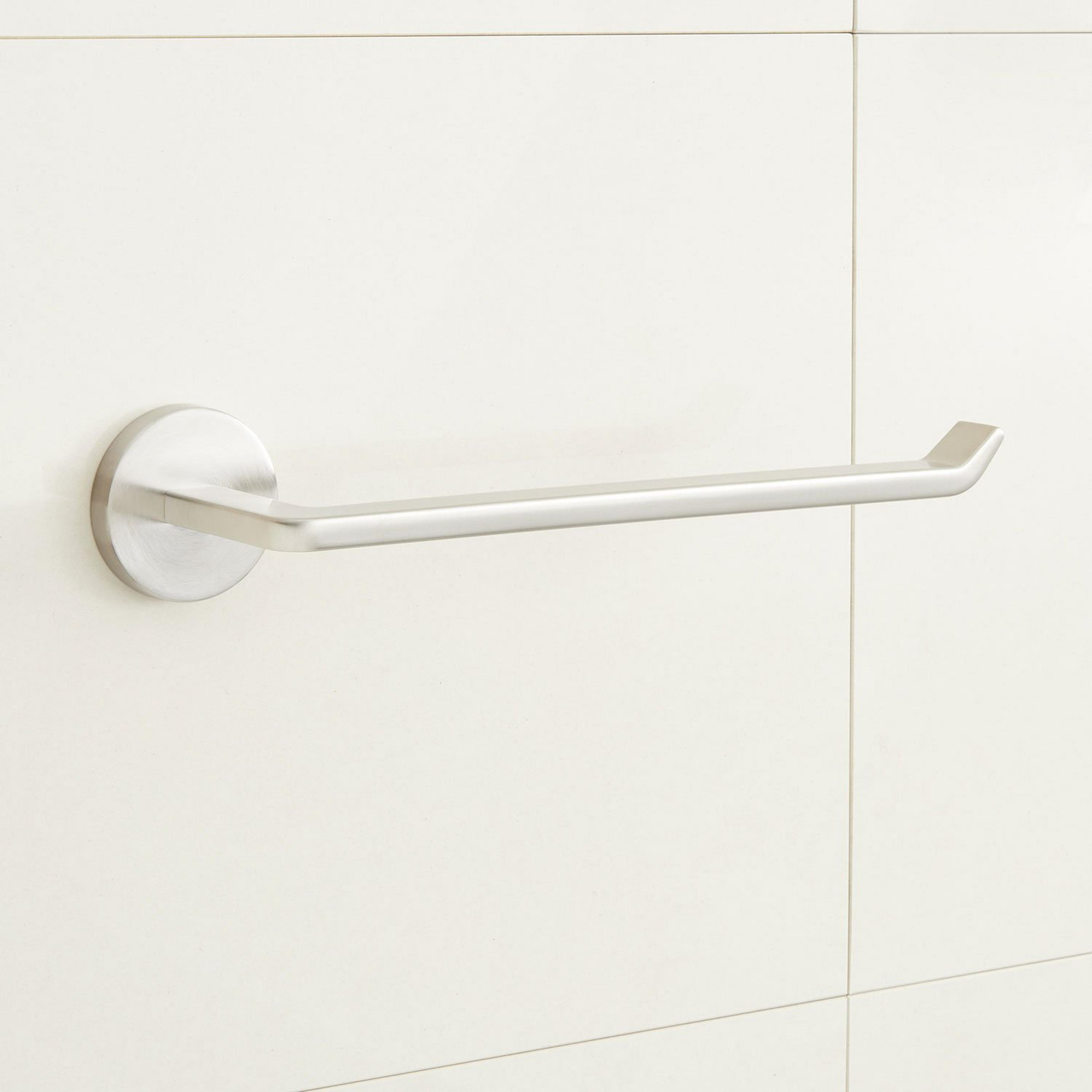 Drea 10-3/8" Wall Mounted Towel Ring, Brushed Nickel