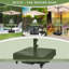 4.8 kg Plastic Umbrella Base with Wheels