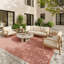 Tapis intérieur / extérieur à motif de losanges / intérieur fondé Select Foundry Select-737780940