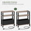 Slim With Charging Station Side Table-1336183164