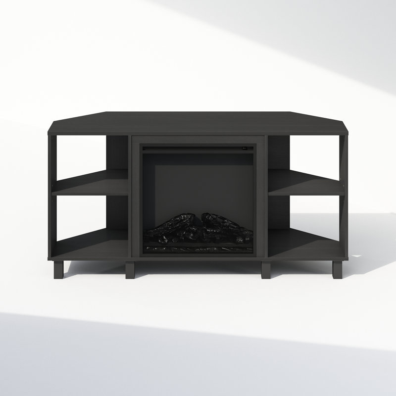 TV Stand for TVs up to 55" with Fireplace Included