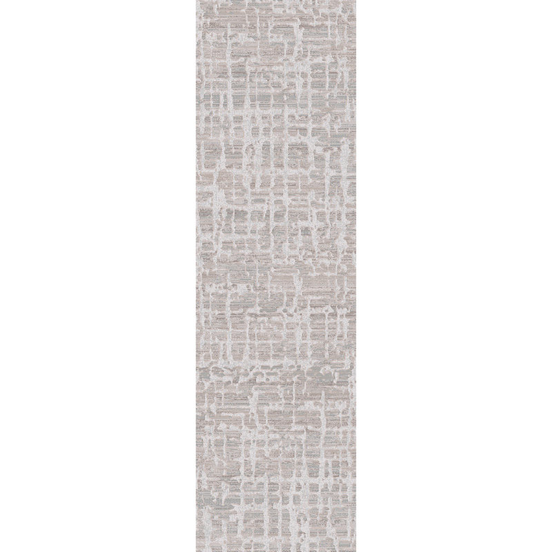 BLEU 2X7,5 17582-980 GRIS / BEIGE, Tapis de couloir 2 pi x 7 pi 5 po