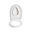 Toilet Seat FAGNANO Soft Close Duroplast White