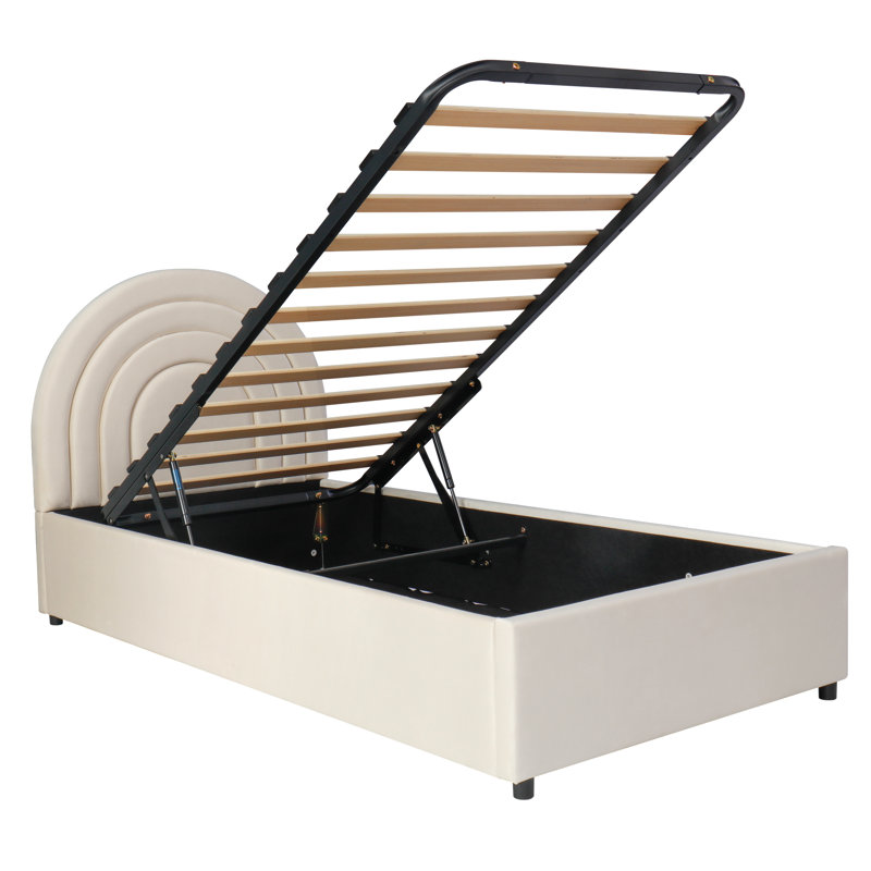 Bed, Beige
