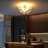 Bubble Ball Semi Flush Mount Ceiling Light Fixture, Modern Blown Glass Close To Ceiling Light Fixture For Bedroom Hallway Entryway Kitchen Foryer Dining Room-1767546974