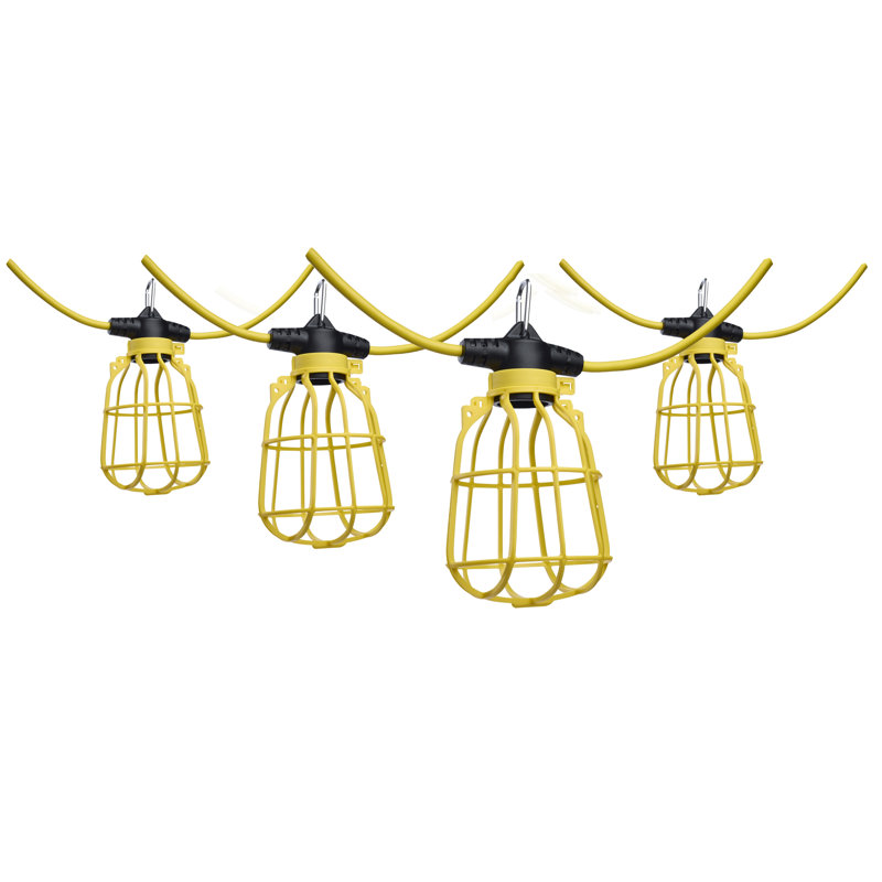 Guirlande de 100 lumières en plastique E26, 8.27" H x 1200" W x 4.8" D