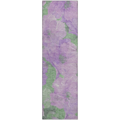 Premium Machine Washable Harjo AMF1542 Floral Rug