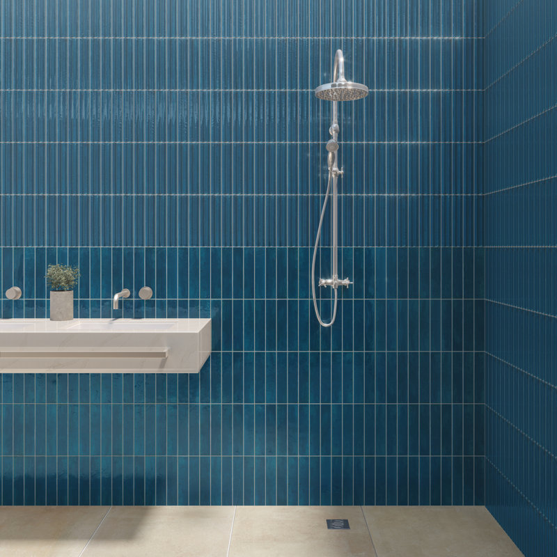 Daltile Remedy 2 x 10 Hand Crafted Wall Tile (36 PCS Per Carton) (5.42 SQFT Per Carton), Oasis