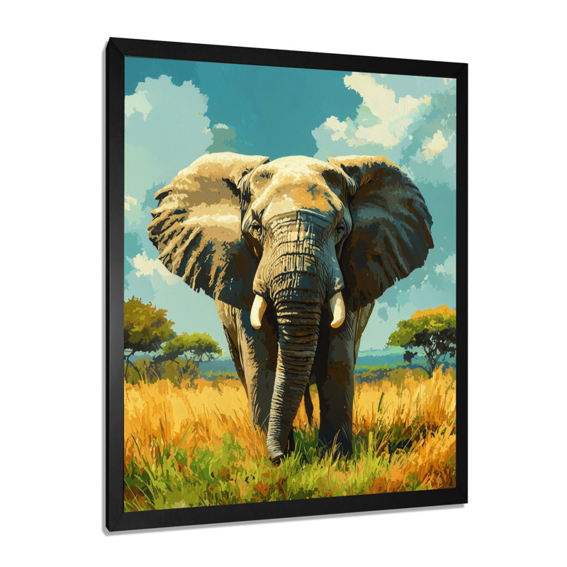 Inman - Animals Wall Art Prints, Noir, H 20 po x l 12 po, Reproduction encadrée sans passe-partout
