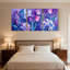 Plantes et fleurs, tulipes et hortensias, ensemble de 3 impressions sur toile-774016465