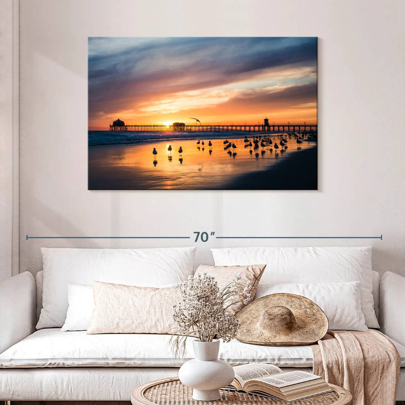 Gillard Huntington Beach Seagulls, H 30 po x l 45 po