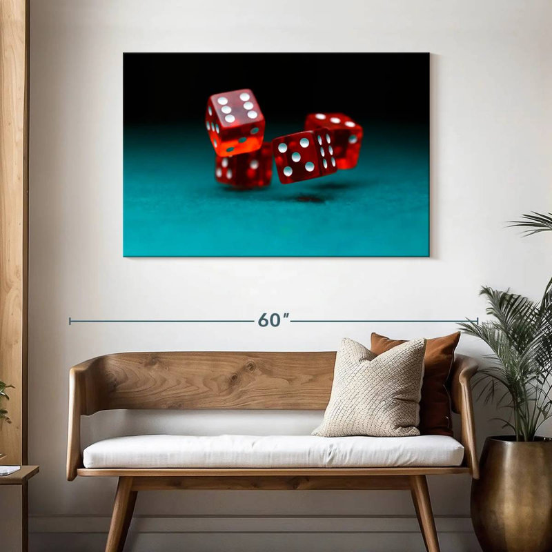 Senne Rolling Dice, 30" H x 45" W