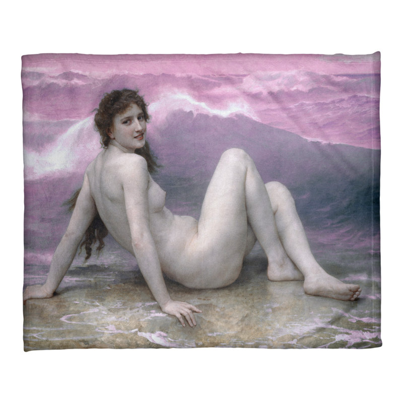 Sewn Throw Blanket, Pink
