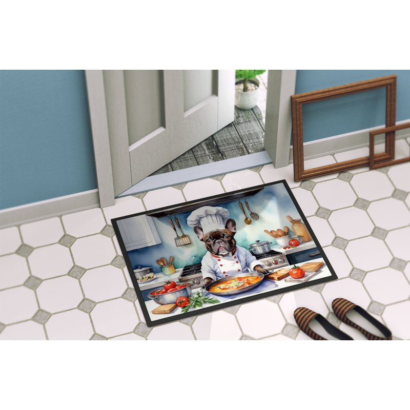 Dewit Non-Slip Indoor Only, Outdoor Doormat, 24" W x 36" L