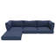 Sunbrella Outdoor Sectional Sofa Replacement Cushions Set, 5 Inch-315486079