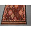 Tapis en laine, tapis de couloir 3,1 x 14,5 pi, tapis tendance, tapis rétro, tapis turcs, tapis de luxe bruns