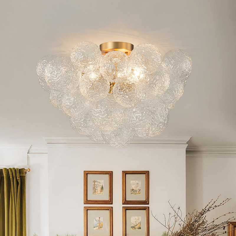 Plafonnier semi-encastré 3 lumières Malaijah