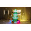 Décoration d'extérieur de sapin de Noël gonflable 7 pi