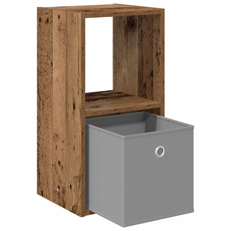 30.5 cm W Bedside Table, Old Wood