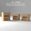 Ensemble de conversation modulaire en rotin avec coussins 4 pièces Elra-1852328652