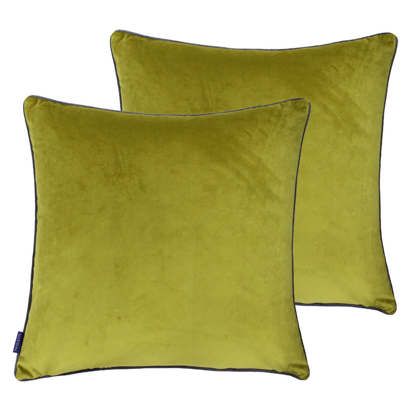 Square Cushion, Moss/Charcoal, Polyester
