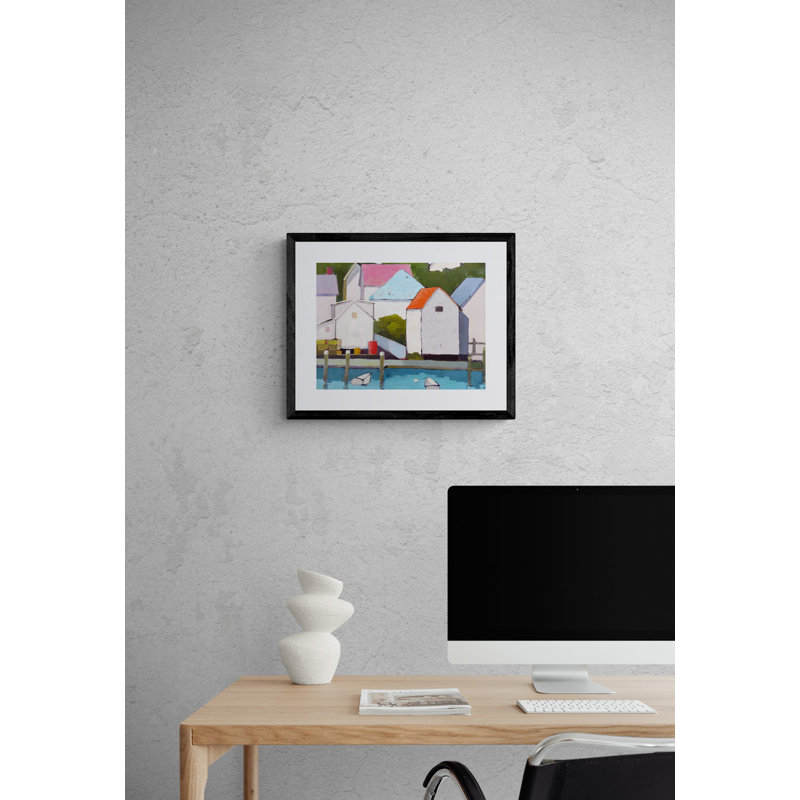 Harbor Town Print by Phyllis Adams, 16" H x 20" W