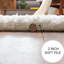 Tapis blanc à poils longs Ambriz-901424351