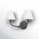 Greta 2 Light Opal Glass Vanity Light by Hinkley