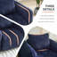 Fauteuil d'appoint en velours côtelé, design sans os comprimé-1507196522