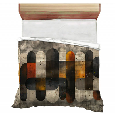 Abstract Shapes Artwork Geometric Comforter