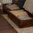Ashante Solid Wood Storage Platform Bed with Footboard & Under Bed Drawers-1052989663-1052989660