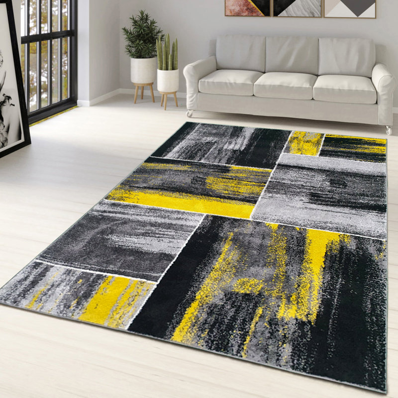 Alliene Geometric Area Rug, Rectangle 80 x 150cm