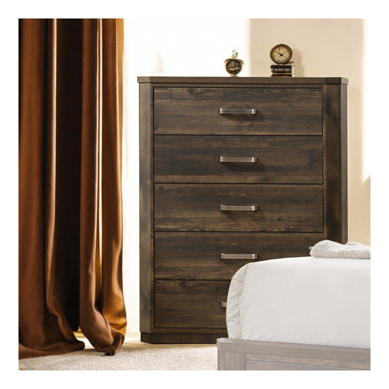 Elettra Rustic Walnut Finish Chest