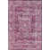 Tapis rose à motif géométrique Dietz