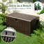 Coffre de terrasse verrouillable 130 gallons Topbuy