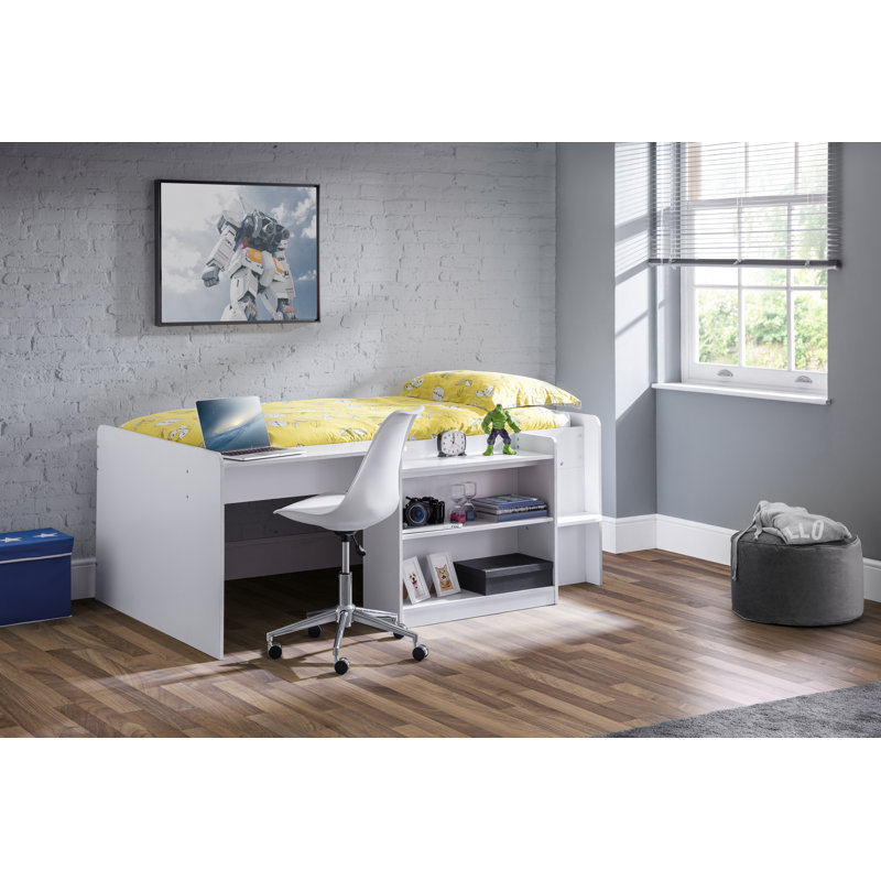Uxbridge Single (3') Mid Sleepers with Storage Included, White
