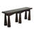 Tutankhamun 81'' Glass Top Console Table