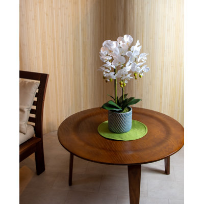 Kunstblume Orchidee im Topf