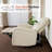Zero Wall-Hugger Power Recliner with Push Button for Small Space, Faux Leather-321980276