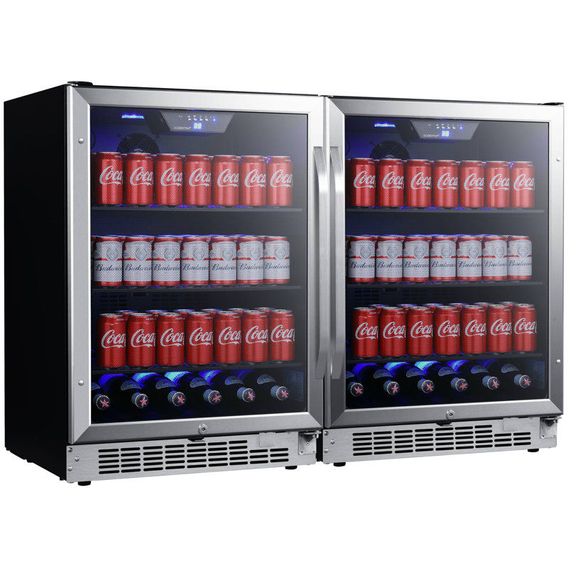 EdgeStar 47'' W Freestanding 284 Cans (12 oz.) Beverage Cooler with Reversible Door
