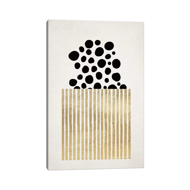 Popcorn par Kubistika - impression sur toile tendue, H 40 po x l 26 po x P 1,5 po