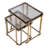 Niemeyer Glass Top Nesting Tables