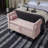 Aijia 63" Velvet Multifunctional Storage Rectangular Sofa Stool Buttons Tufted Nailhead Trimmed Solid Wood Legs With 1 Pillow-612398912