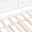 Lit simple simple avec lit gigogne et tablette, structure de jeu en bois de pin, espace de jeu amusant