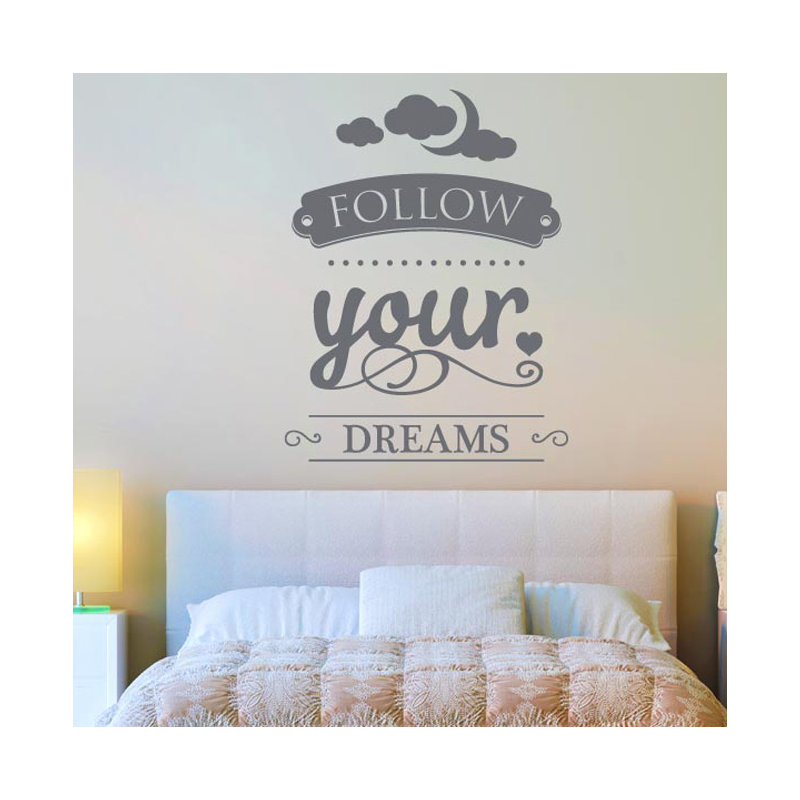 Wall Decal, Medium, Grey